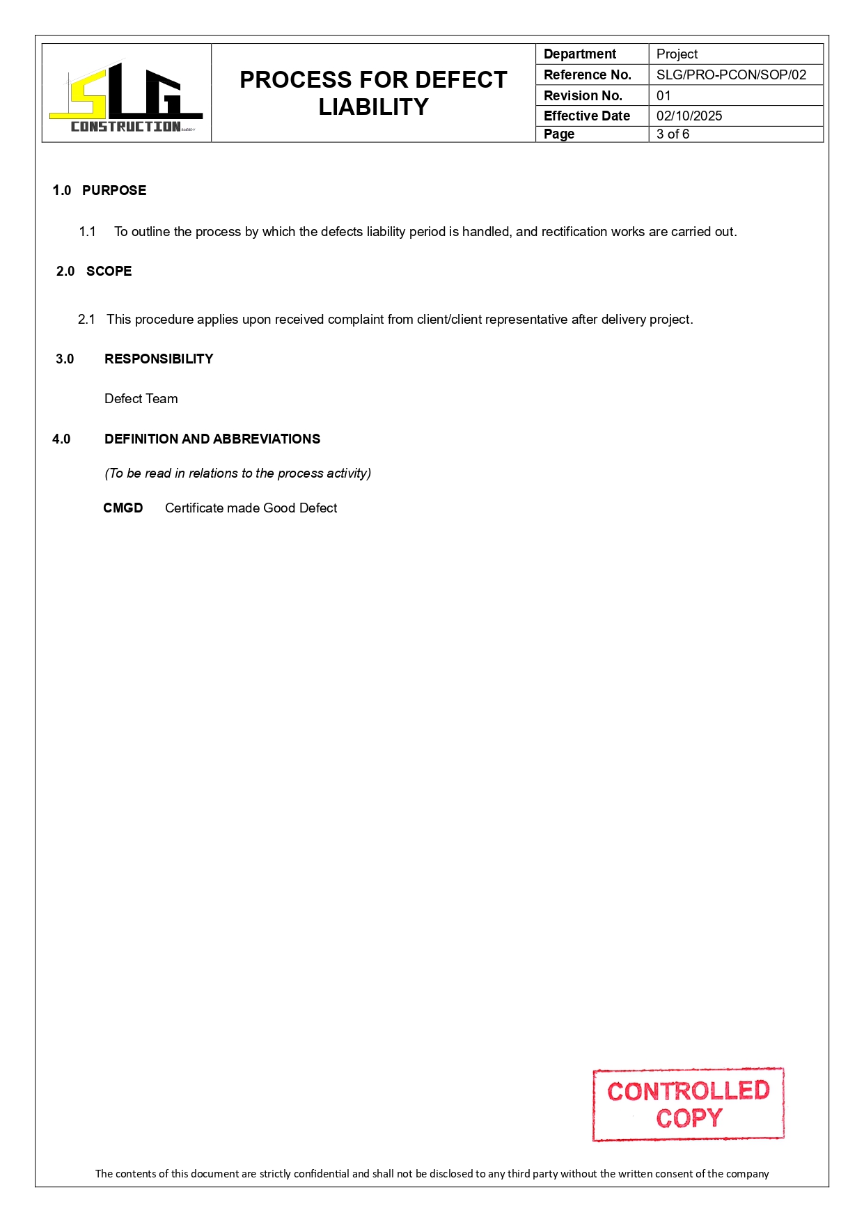 SLG-PRO-SOP Page 3